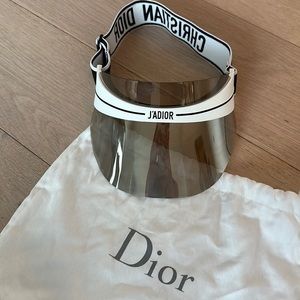 Christian Dior J’ADIOR black and white visor - authentic with dust bag - unisex